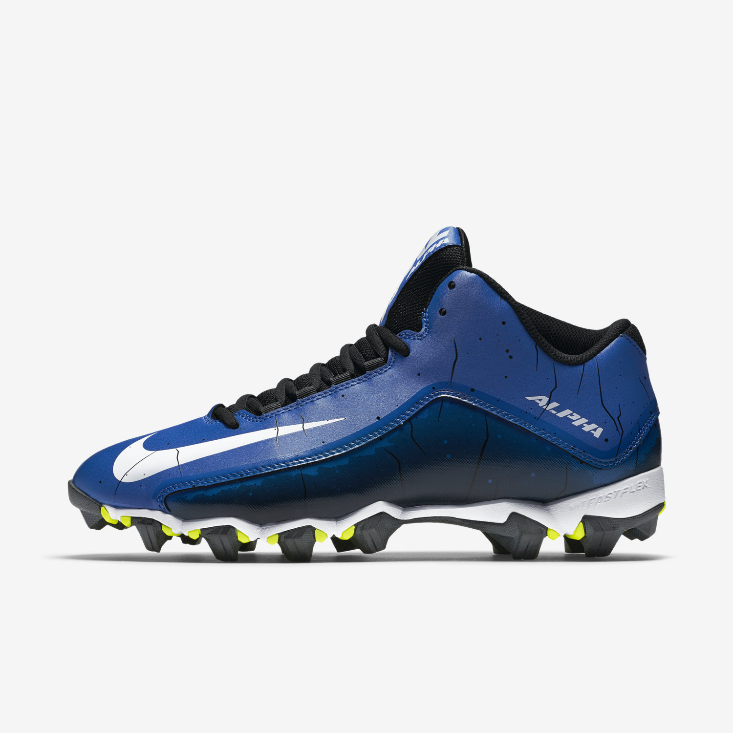 ποδοσφαιρικα παπουτσια ανδρικα Nike Alpha Shark 2 3/4 μπλε ρουά/μαυρα/ασπρα 51319580SK